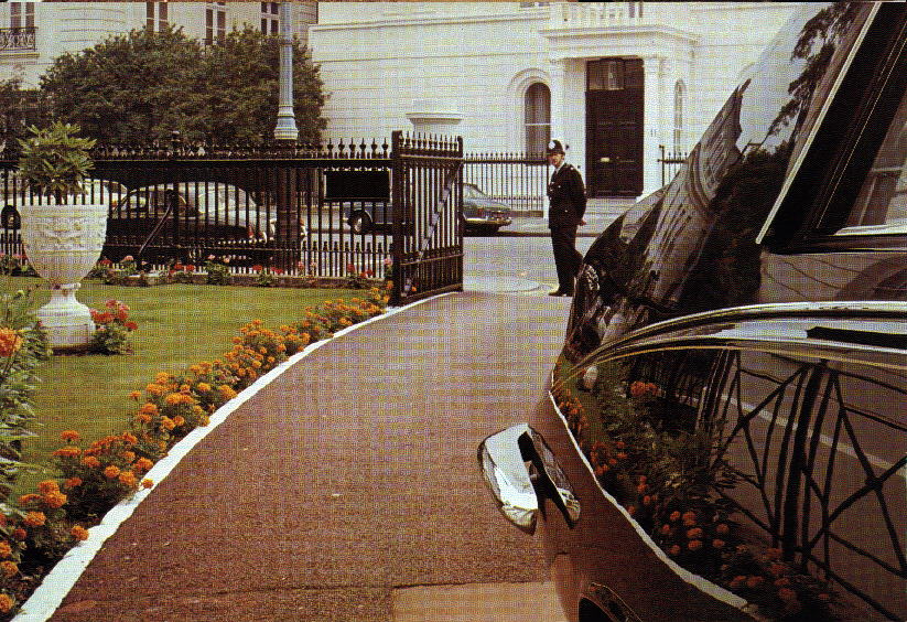 The Daimler Limousine has arrived.